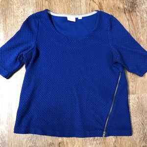 Anthro Postmark S Classon boxy knit side-zip top